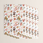 Shell collection Wrapping Paper Gallery Image 3