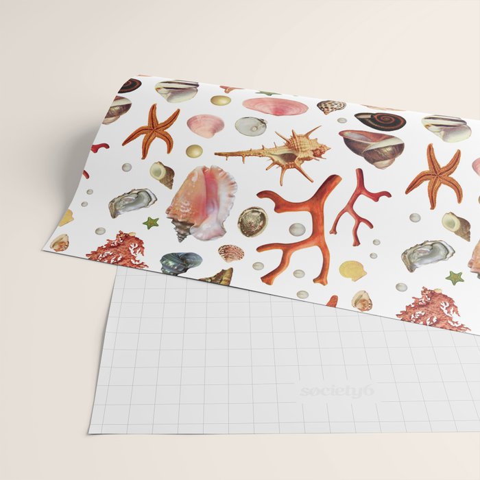 Shell collection Wrapping Paper Gallery Image 2