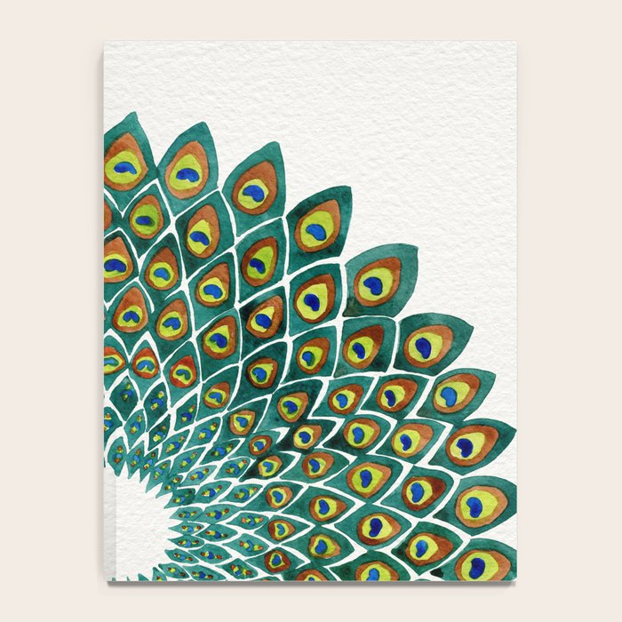 Peacock Mandala Notebook Gallery Image 4