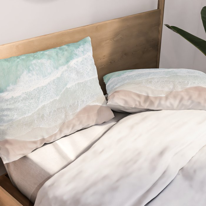 Birds View Sea Pillow Sham Gallery Image 2