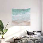 Birds View Sea Wall Tapestry Gallery Image 2