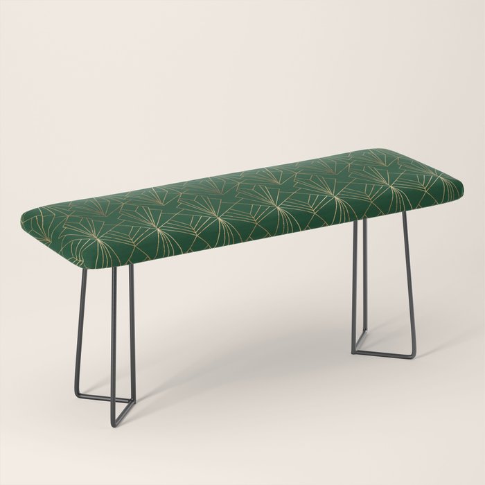 Art Deco in Emerald Green Bench Gallery Image 1