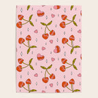 Vintage Cherry Print Poster Gallery Image 4