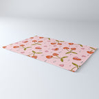 Vintage Cherry Print Rug Gallery Image 3