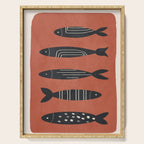Fishes 05 Serving Tray Gallery Image 1