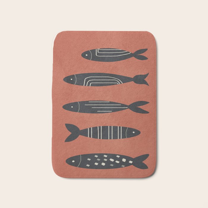 Fishes 05 Bath Mat Gallery Image 1