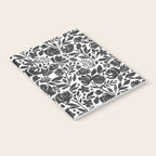 Simple black and white flower garden Notebook Gallery Image 2