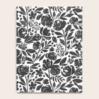 Simple black and white flower garden Notebook Gallery Image 4