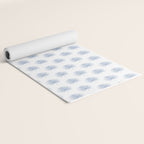 Palmetto Print - Blue Yoga Mat Gallery Image 2