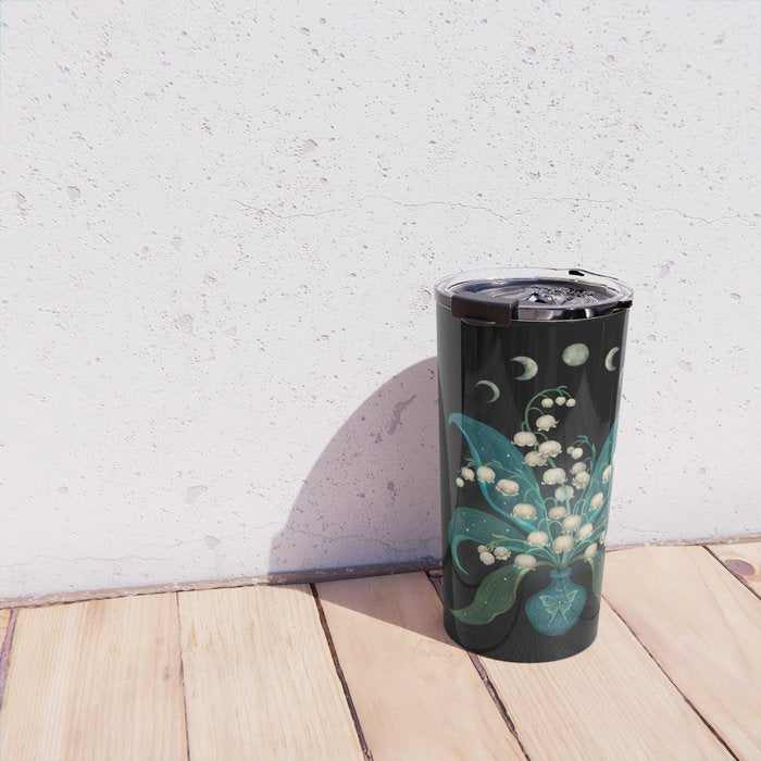 Lily of the Valley - May Flower Travel Mug Gallery Image 4