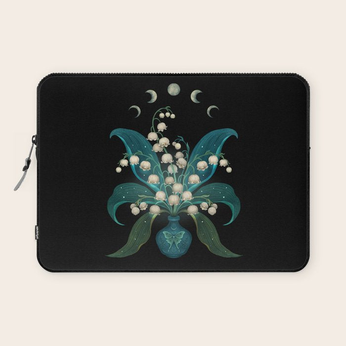 Lily of the Valley - May Flower Laptop Sleeve Gallery Image 1