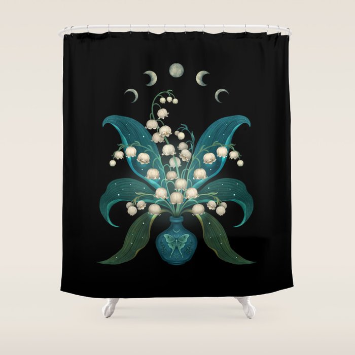 Lily of the Valley - May Flower Shower Curtain Gallery Image 1