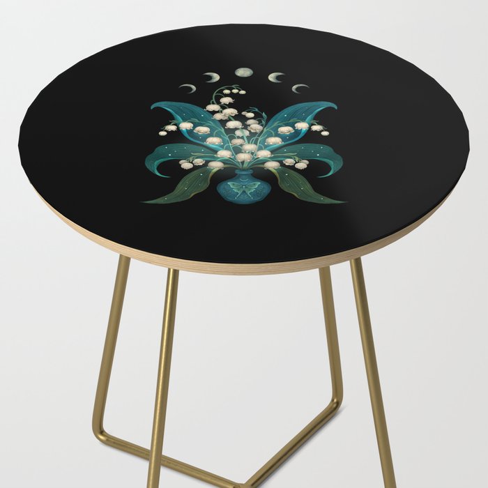 Lily of the Valley - May Flower Side Table Gallery Image 2