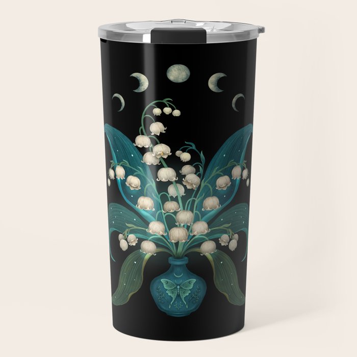 Lily of the Valley - May Flower Travel Mug Gallery Image 1