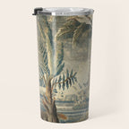 Antique French Verdure Pagoda Tapestry Travel Mug Gallery Image 3