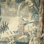 Antique French Verdure Pagoda Tapestry Coffee Mug Gallery Image 2
