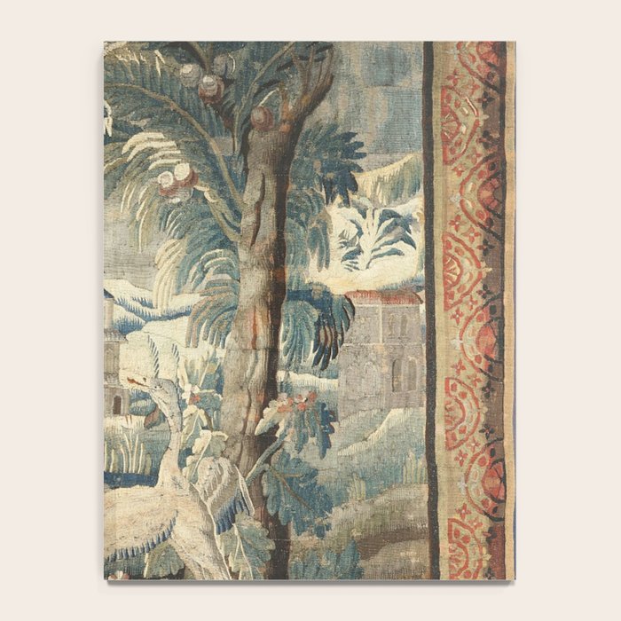Antique French Verdure Pagoda Tapestry Notebook Gallery Image 4