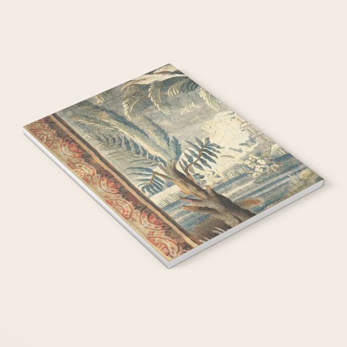 Antique French Verdure Pagoda Tapestry Notebook Gallery Image 3
