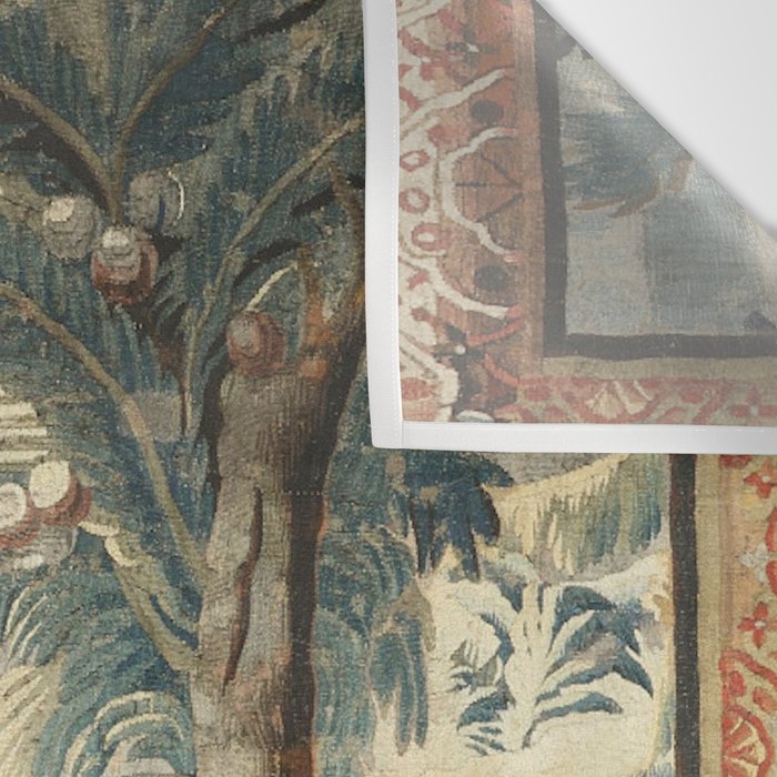 Antique French Verdure Pagoda Tapestry Wall Tapestry Gallery Image 3