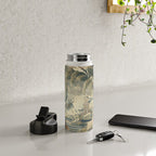 Antique French Verdure Pagoda Tapestry Water Bottle Gallery Image 4