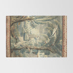 Antique French Verdure Pagoda Tapestry Rug Gallery Image 2