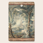 Antique French Verdure Pagoda Tapestry Cutting Board Gallery Image 1