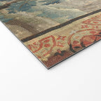Antique French Verdure Pagoda Tapestry Welcome Mat Gallery Image 2