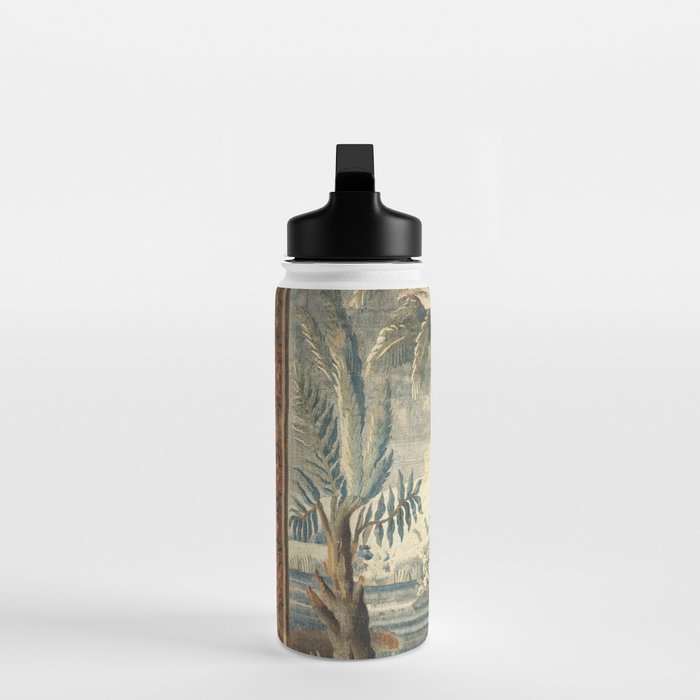 Antique French Verdure Pagoda Tapestry Water Bottle Gallery Image 3