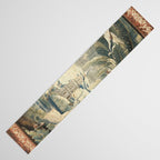 Antique French Verdure Pagoda Tapestry Table Runner Gallery Image 3