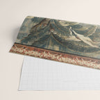 Antique French Verdure Pagoda Tapestry Wrapping Paper Gallery Image 2