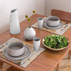 White Klimt Cat Dressed as King Cat Placemat Gallery Image 2