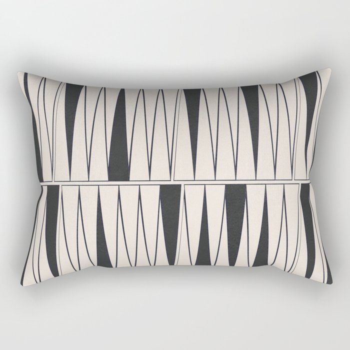 Lines in Motion 25 Rectangular Pillow Gallery Image 1
