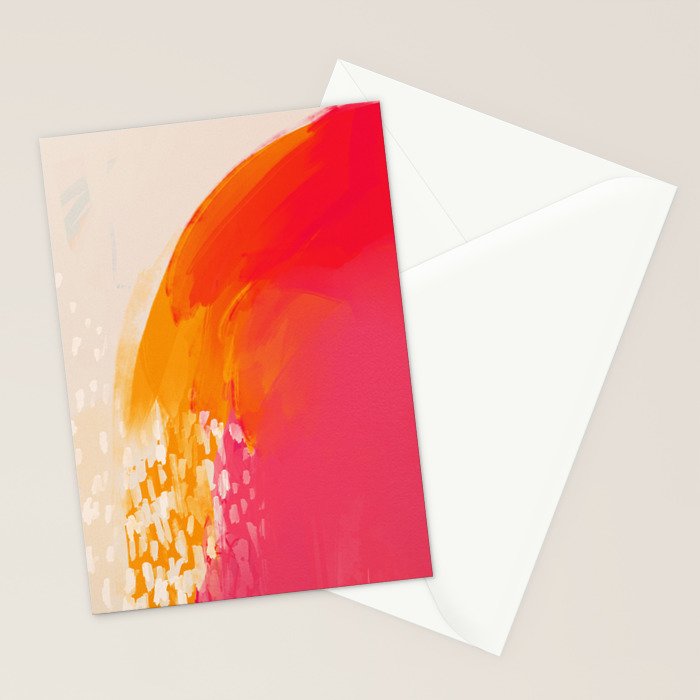 The Bright Abstract Waterfall Stationery Card Gallery Image 2