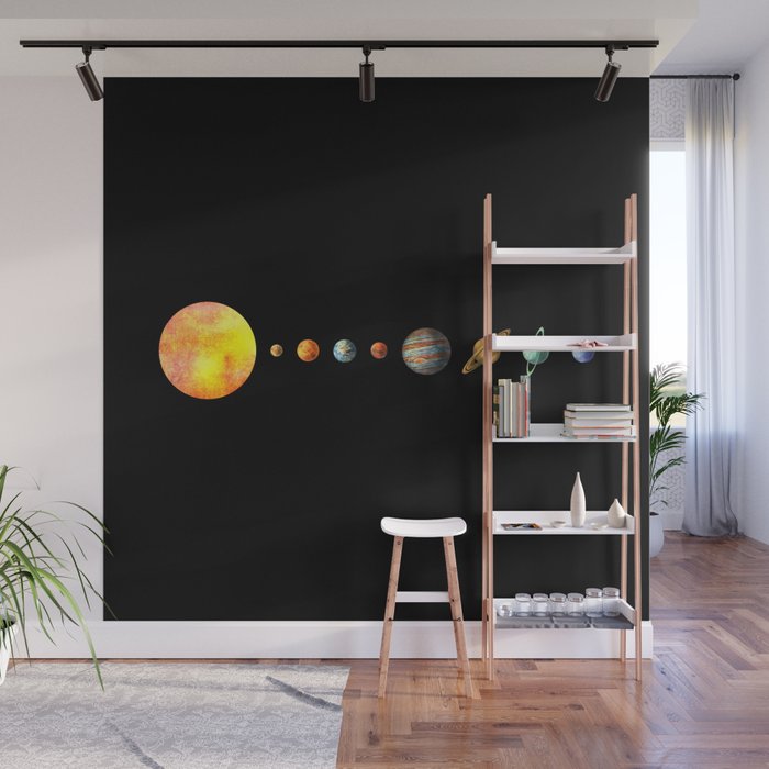 The Solar System  Wall Mural Gallery Image 1