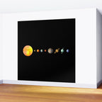 The Solar System  Wall Mural Gallery Image 2