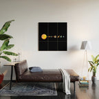 The Solar System  Wood Wall Art Gallery Image 2