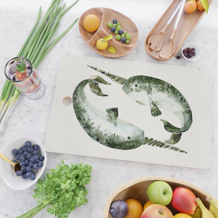 Narwhals Cutting Board Gallery Image 2