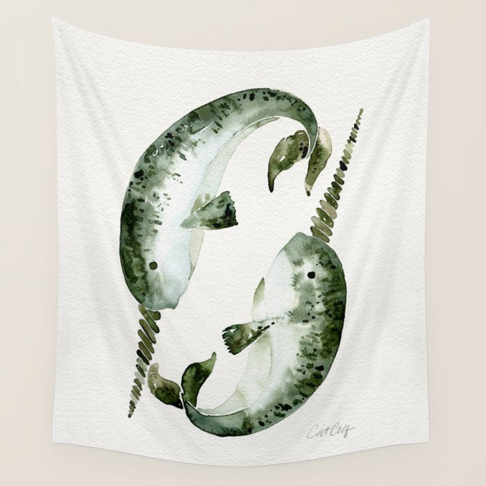 Narwhals Wall Tapestry Gallery Image 1
