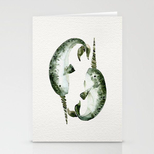 Narwhals Stationery Card Gallery Image 1