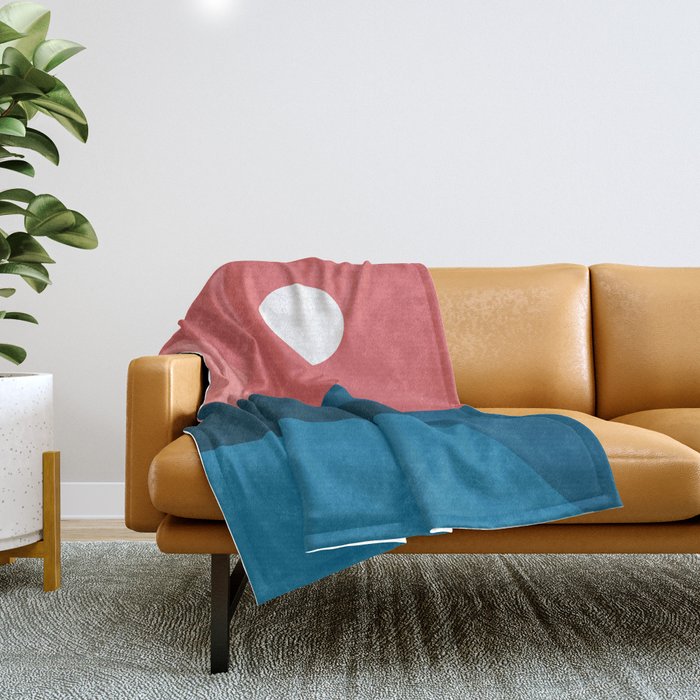 Geometric Landscape 11 Throw Blanket Gallery Image 1