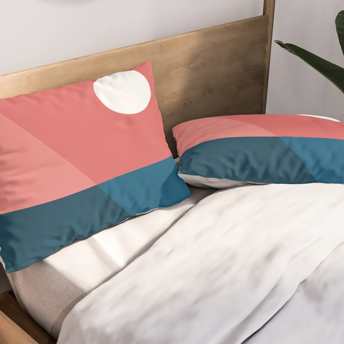 Geometric Landscape 11 Pillow Sham Gallery Image 2