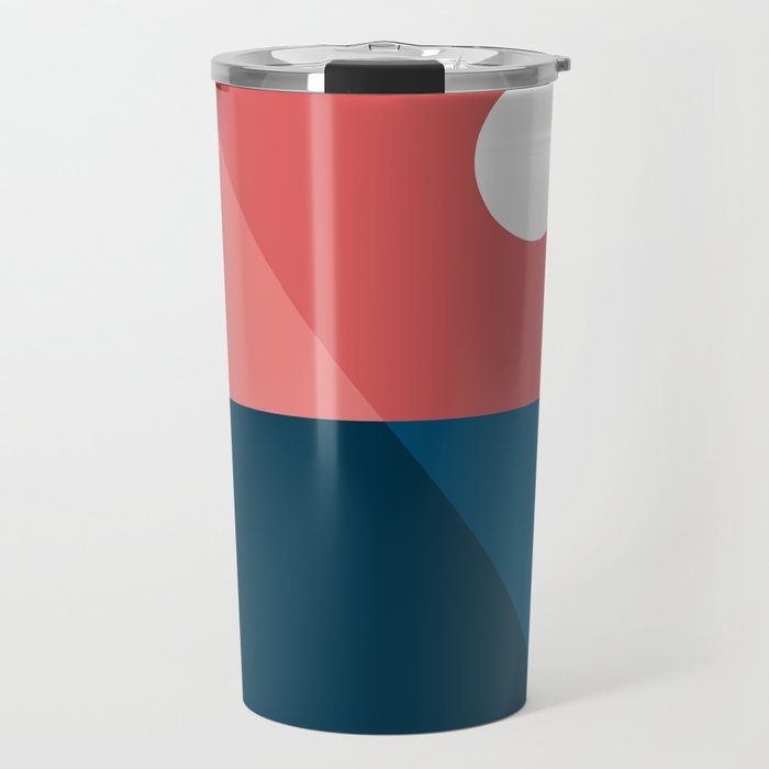 Geometric Landscape 11 Travel Mug Gallery Image 1