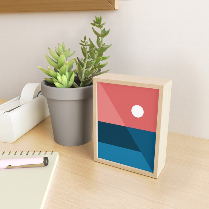 Geometric Landscape 11 Mini Art Print Gallery Image 2