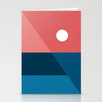 Geometric Landscape 11 Stationery Card Gallery Image 2