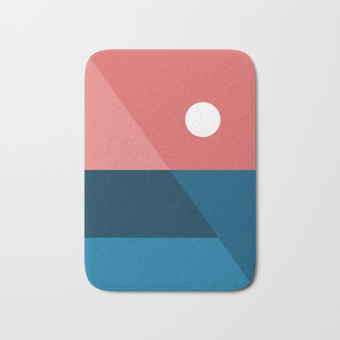 Geometric Landscape 11 Bath Mat Gallery Image 1