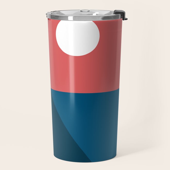 Geometric Landscape 11 Travel Mug Gallery Image 2