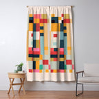 Geometric Abstraction 216 Window Curtain Gallery Image 5