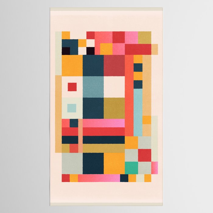 Geometric Abstraction 216 Tablecloth Gallery Image 2