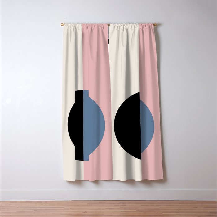 Color Block Abstract XVI Window Curtain Gallery Image 3