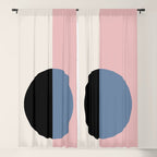 Color Block Abstract XVI Window Curtain Gallery Image 5